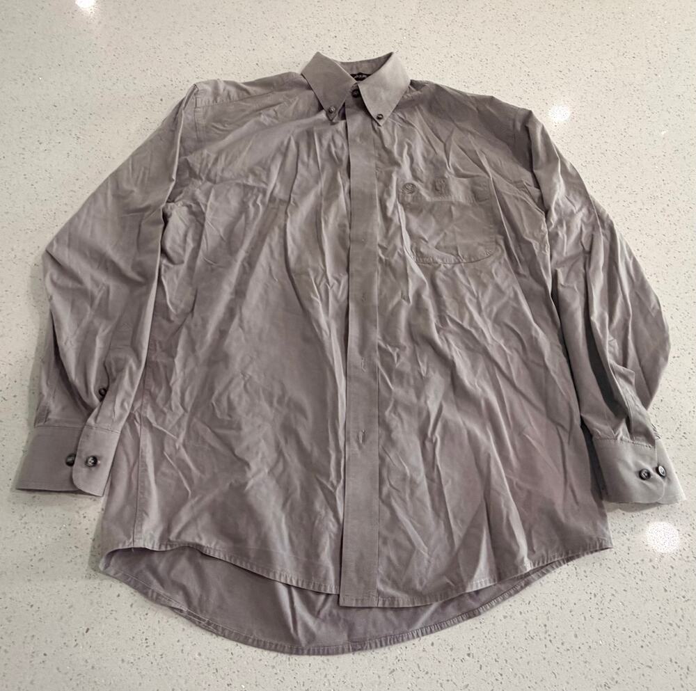 WRANGLER GEORGE STRAIT Mens SIZE XL Gray Long Sleeve
